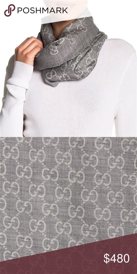 gucci gg logo wool scarf|gucci wool scarf women's.